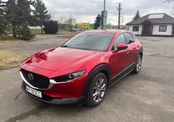 Mazda CX-30 cena 118900 przebieg: 24600, rok produkcji 2021 z Warszawa małe 29